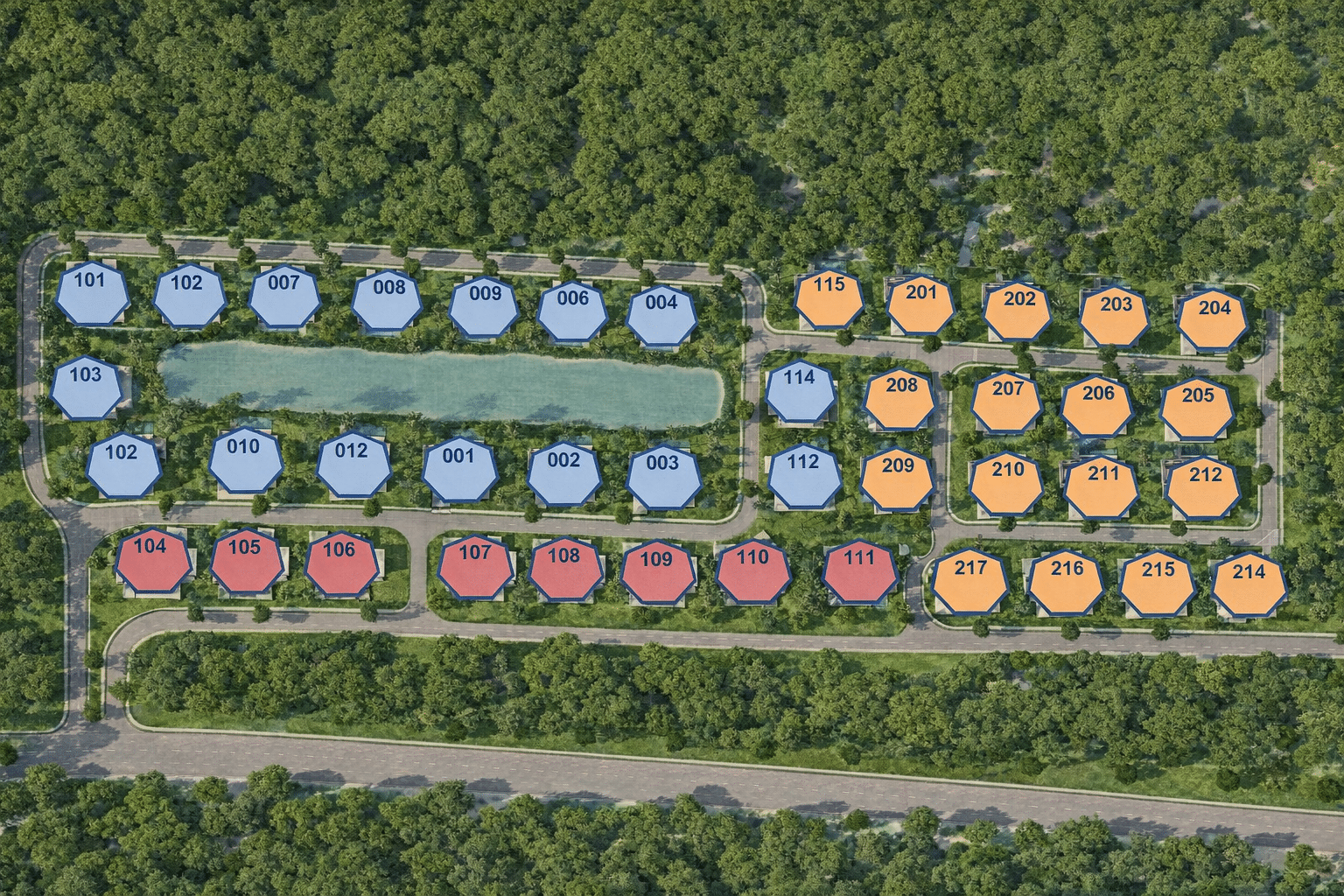 Mặt bằng Coastar Villa Hồ Tràm
