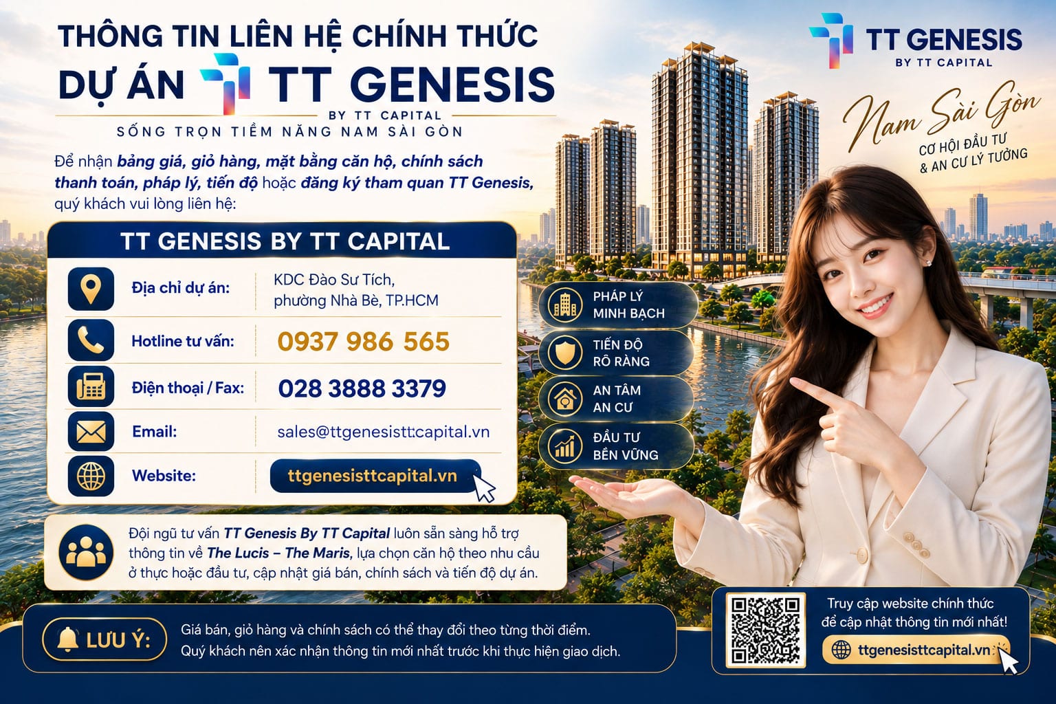 Thông tin liên hệ TT Genesis by TT Capital